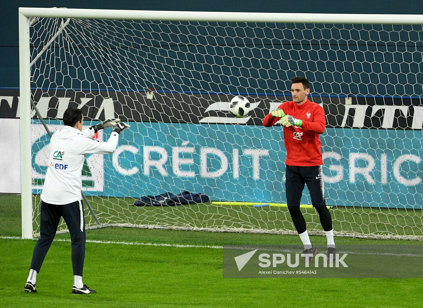 Football. French national team holds training session