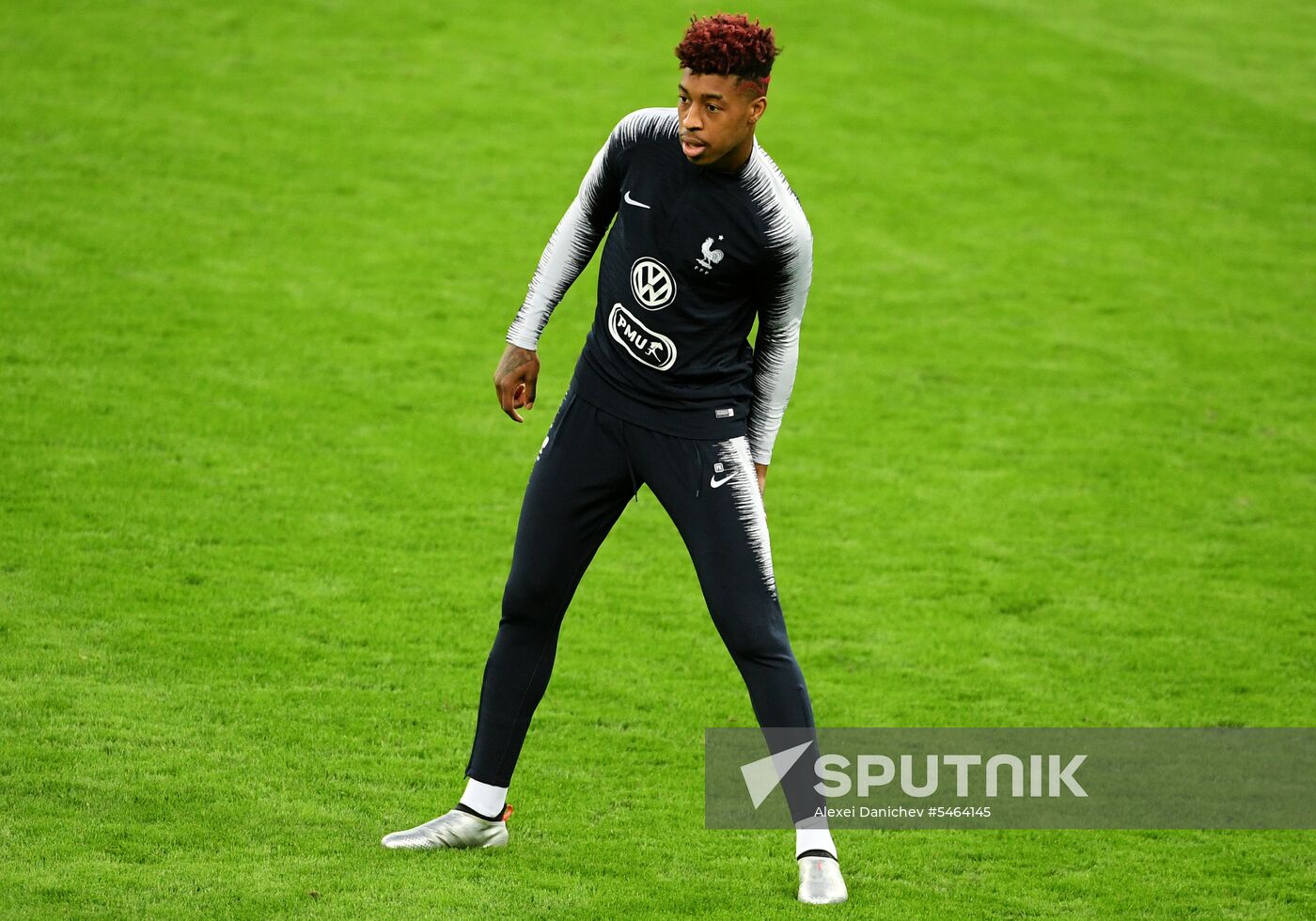 Football. French national team holds training session