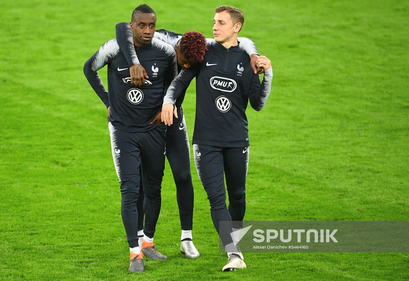 Football. French national team holds training session