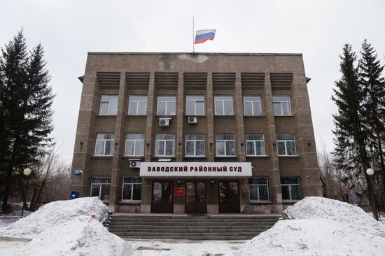 Court hearing on Zimnyaya Vishnya shopping mall in Kemerovo