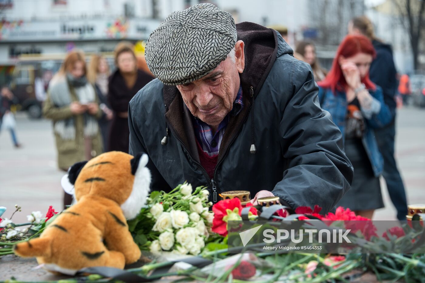 Events in memory of those killed in Zimnyaya Vishnya shopping mall fire