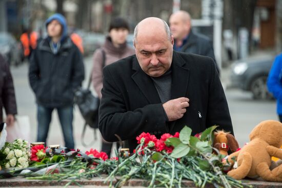Events in memory of those killed in Zimnyaya Vishnya shopping mall fire