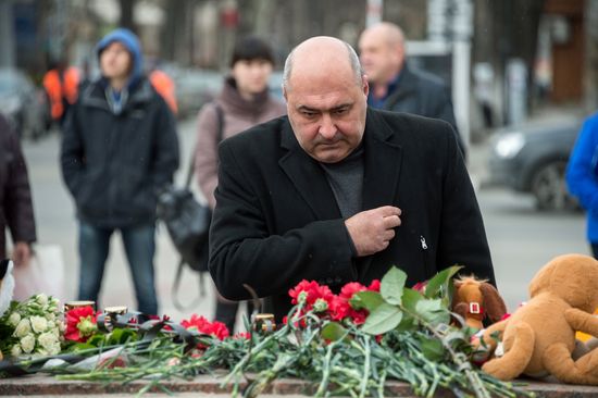 Events in memory of those killed in Zimnyaya Vishnya shopping mall fire