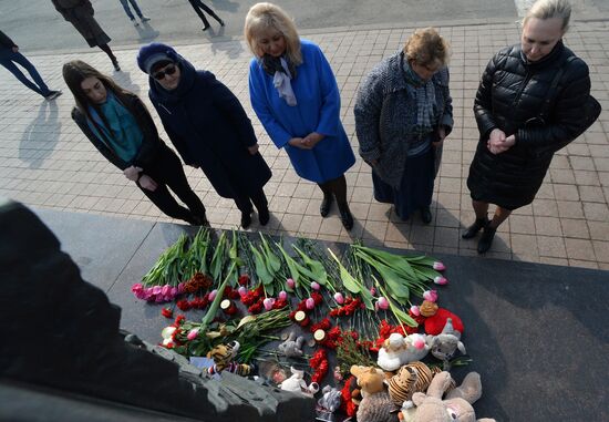 Events in memory of those killed in Zimnyaya Vishnya shopping mall fire