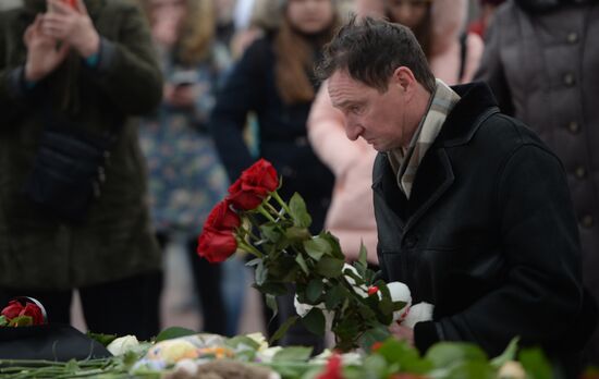 Events in memory of those killed in Zimnyaya Vishnya shopping mall fire