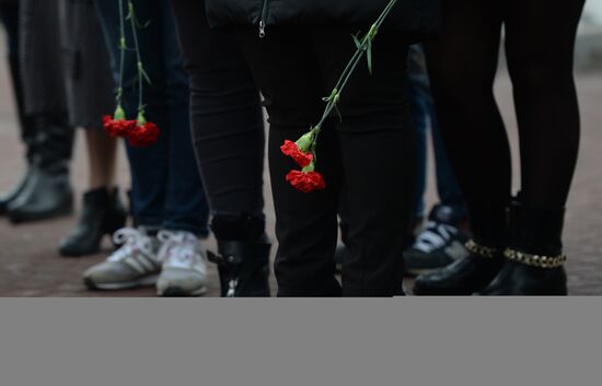 Events in memory of those killed in Zimnyaya Vishnya shopping mall fire