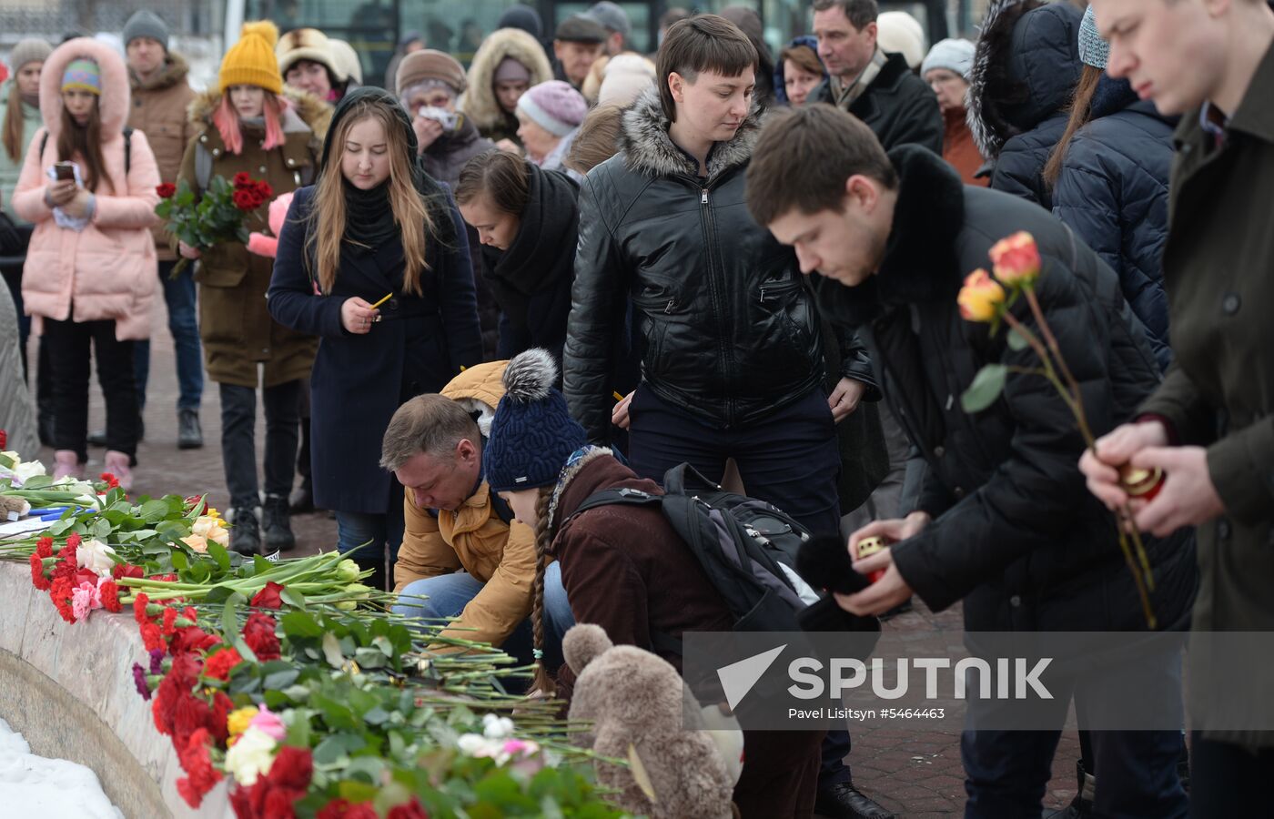 Events in memory of those killed in Zimnyaya Vishnya shopping mall fire