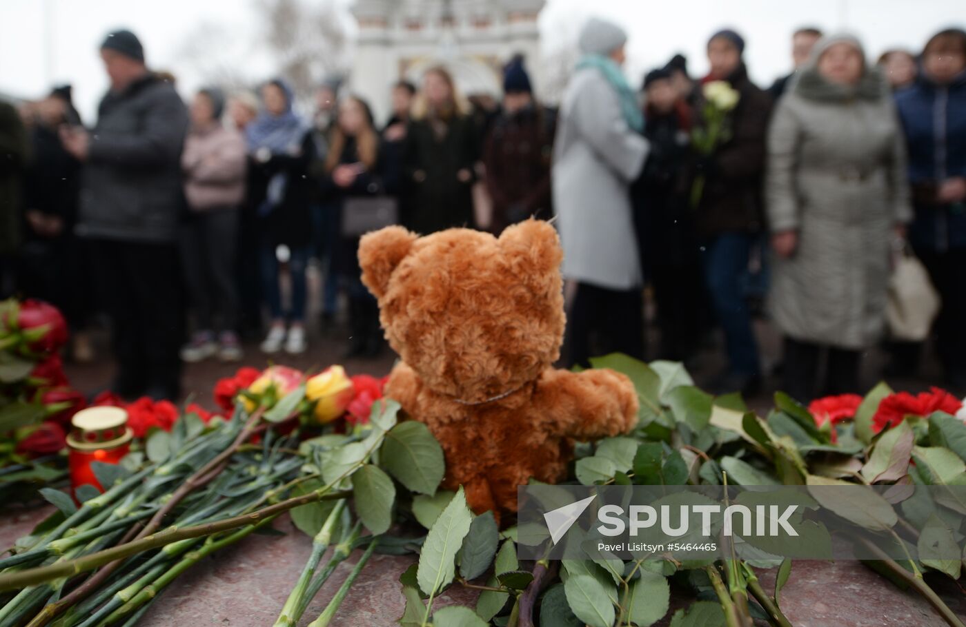 Events in memory of those killed in Zimnyaya Vishnya shopping mall fire