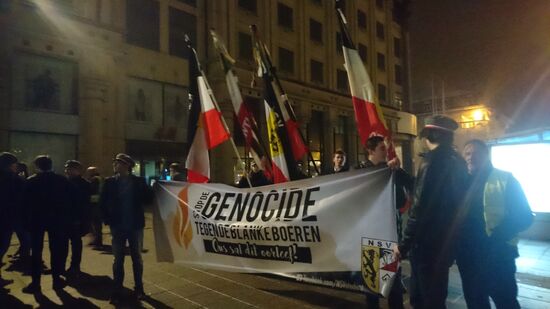 Protests in Ghent against South African farm attacks