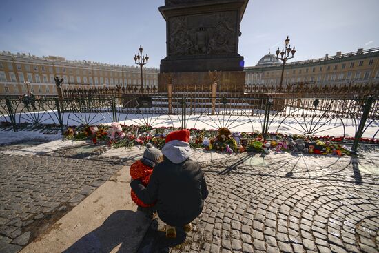 Events in memory of those killed in Zimnyaya Vishnya shopping mall fire
