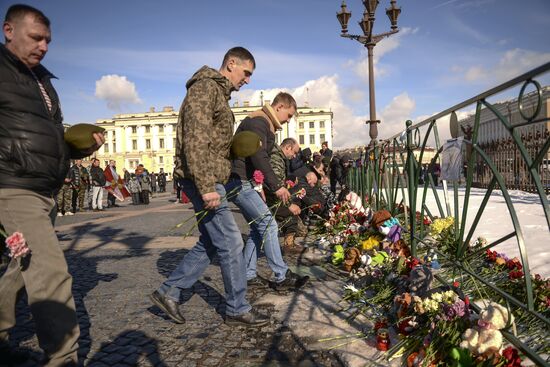 Events in memory of those killed in Zimnyaya Vishnya shopping mall fire