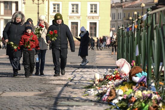 Events in memory of those killed in Zimnyaya Vishnya shopping mall fire