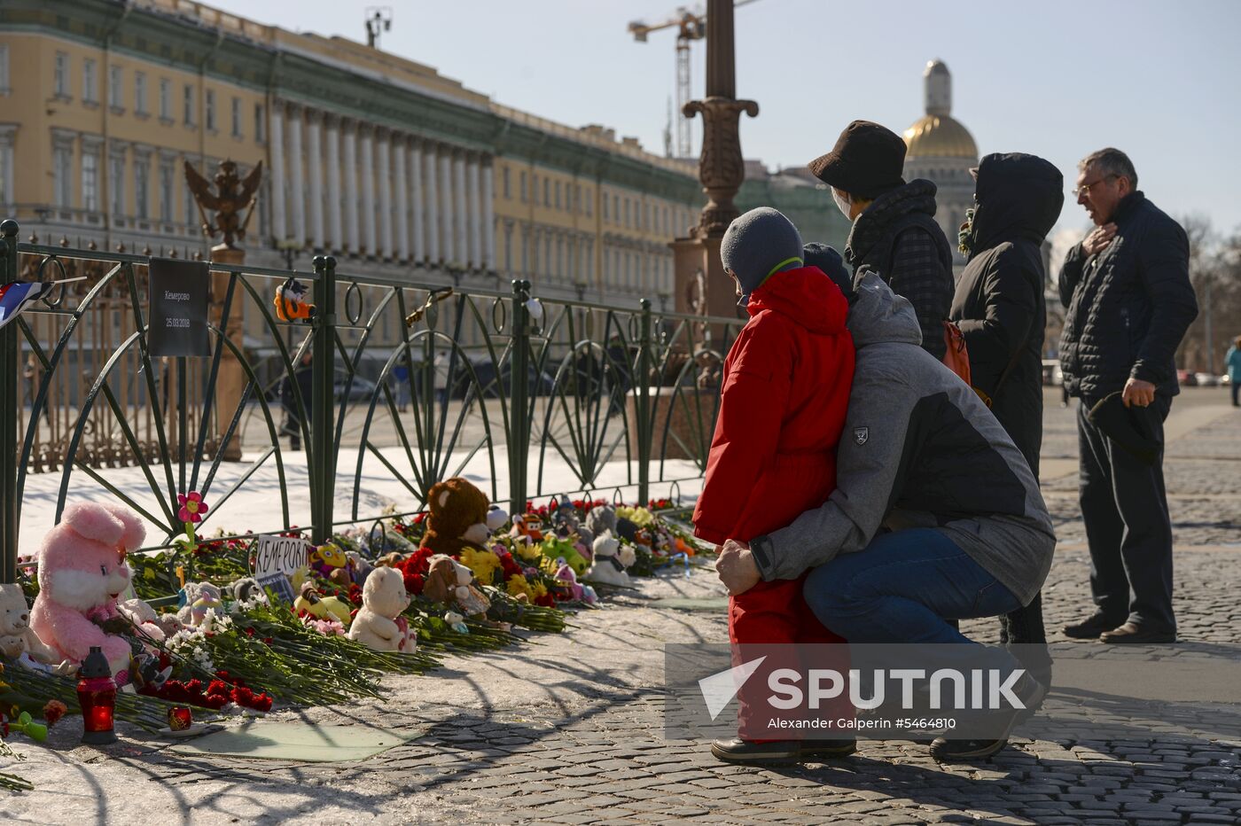 Events in memory of those killed in Zimnyaya Vishnya shopping mall fire