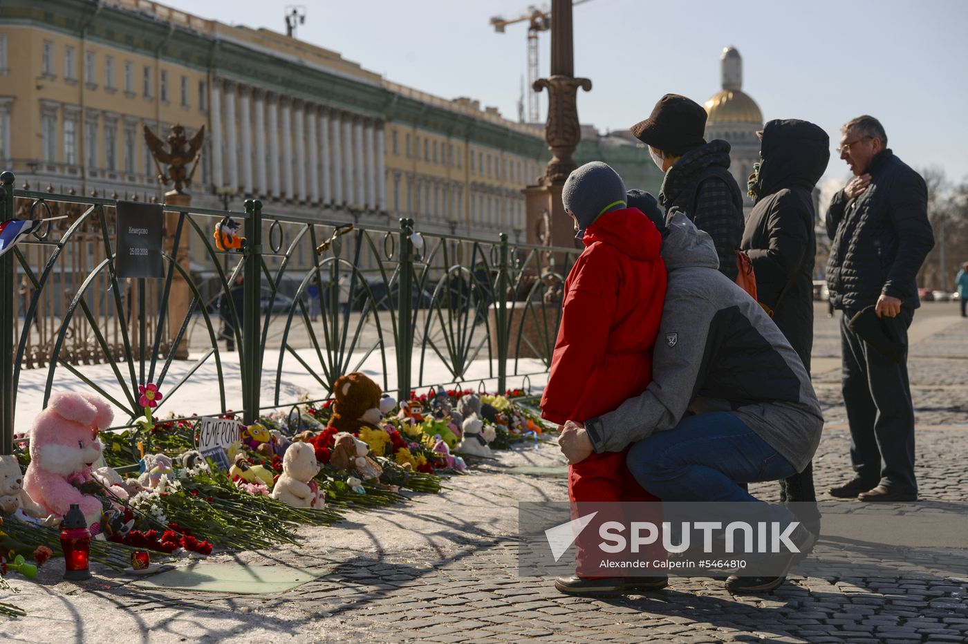 Events in memory of those killed in Zimnyaya Vishnya shopping mall fire
