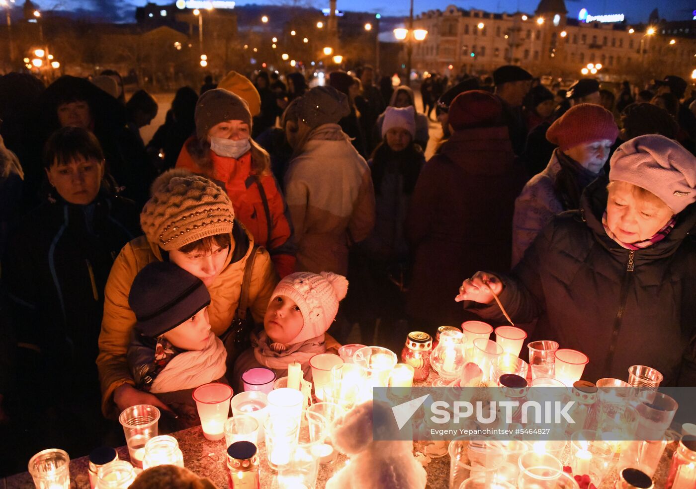 Events in memory of those killed in Zimnyaya Vishnya shopping mall fire