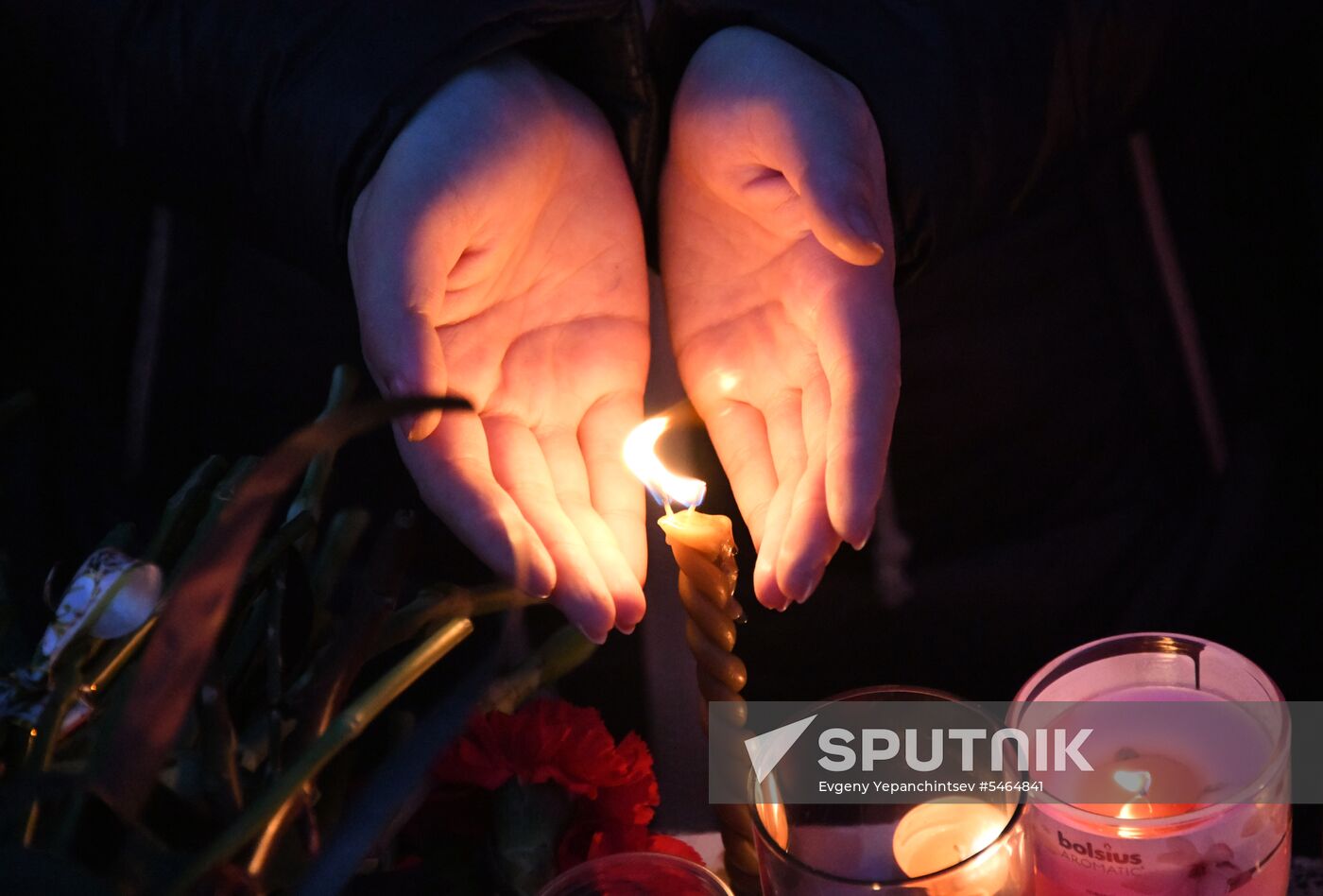 Events in memory of those killed in Zimnyaya Vishnya shopping mall fire