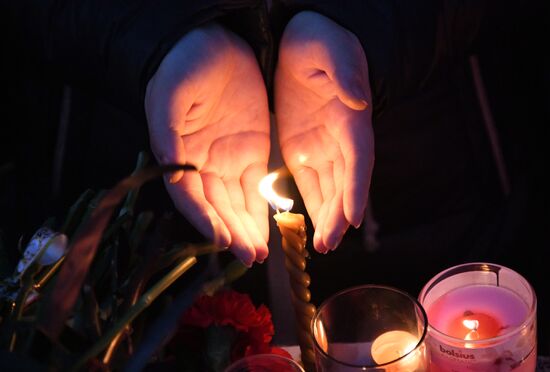 Events in memory of those killed in Zimnyaya Vishnya shopping mall fire