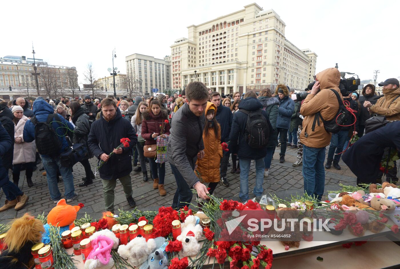 Events in memory of those killed in Zimnyaya Vishnya shopping mall fire