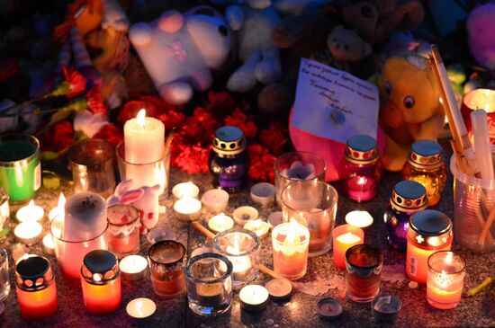 Events in memory of those killed in Zimnyaya Vishnya shopping mall fire