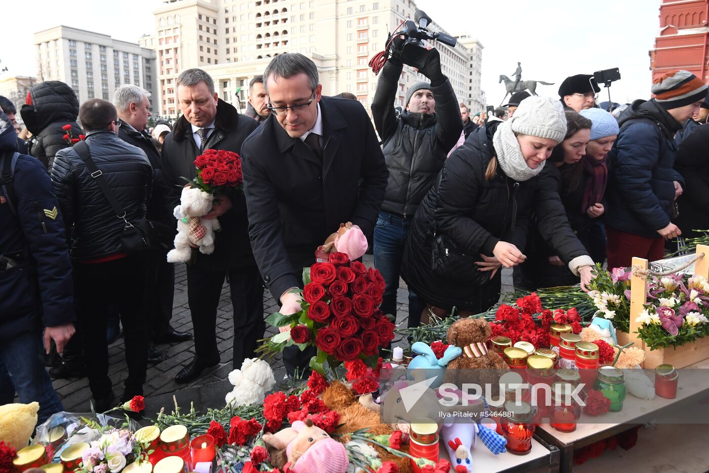Events in memory of those killed in Zimnyaya Vishnya shopping mall fire