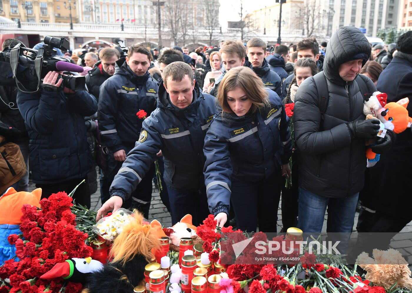 Events in memory of those killed in Zimnyaya Vishnya shopping mall fire