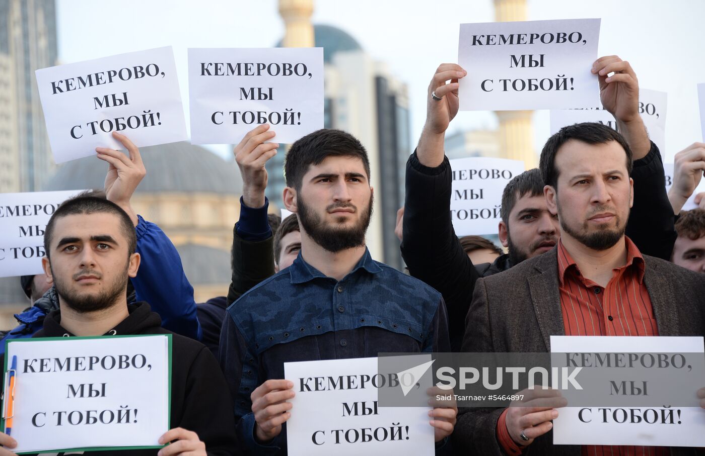Events in memory of those killed in Zimnyaya Vishnya shopping mall fire