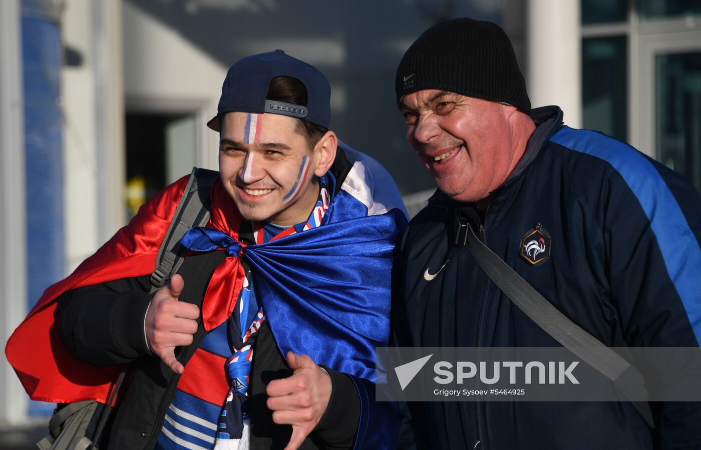 Football. Friendly match. Russia vs. France