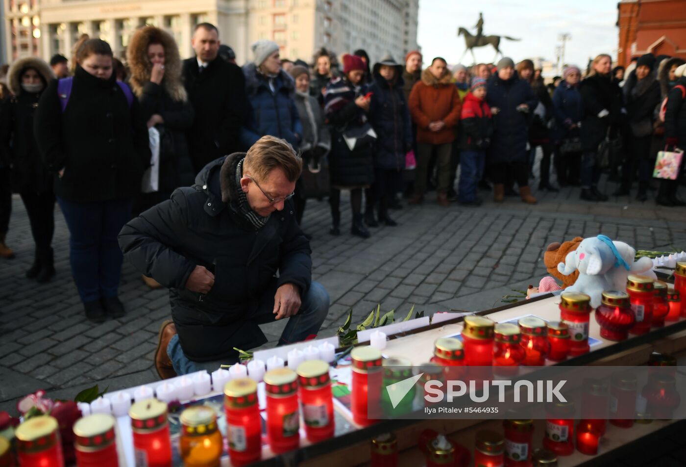 Events in memory of those killed in Zimnyaya Vishnya shopping mall fire
