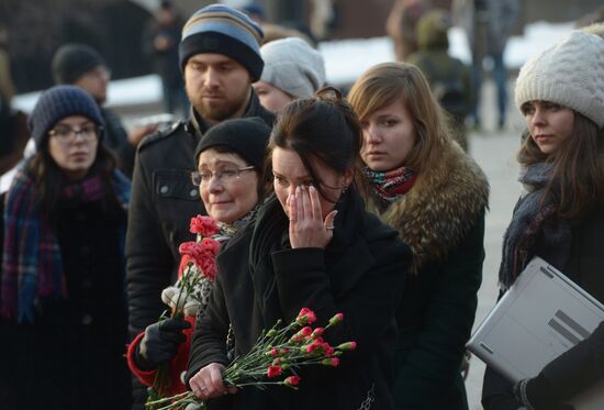 Events in memory of those killed in Zimnyaya Vishnya shopping mall fire