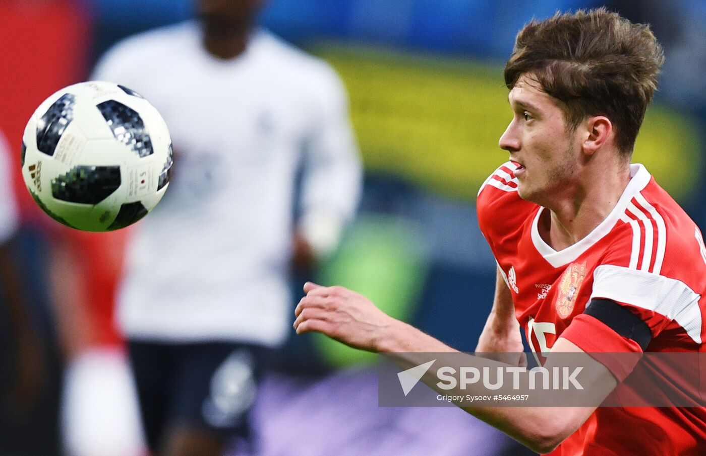 Football. Friendly match. Russia vs. France