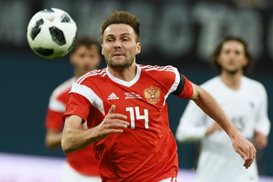 Football. Friendly match. Russia vs. France