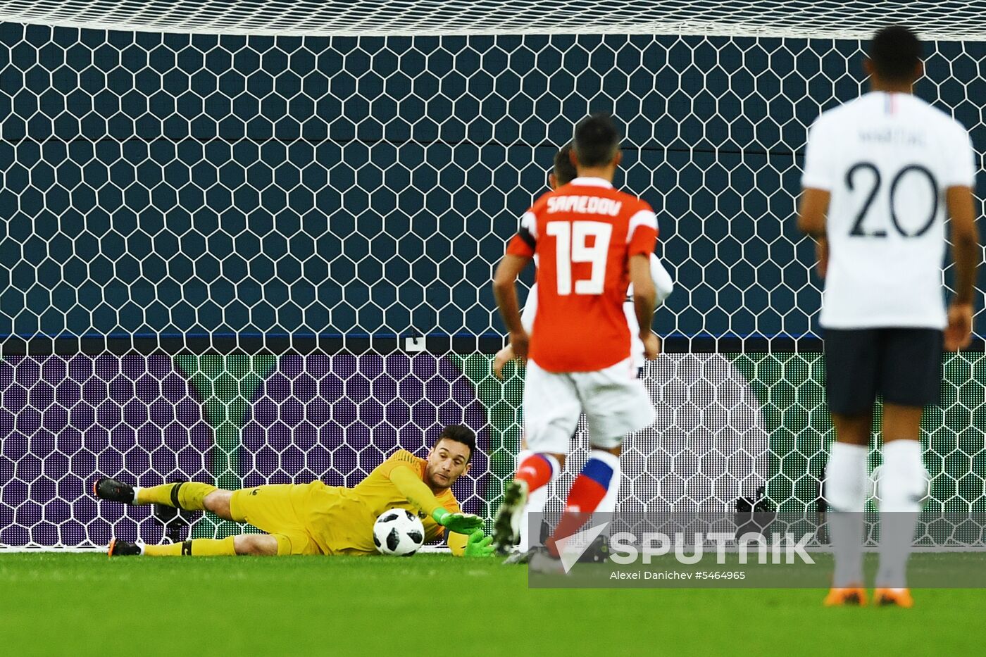 Football. Friendly match. Russia vs. France