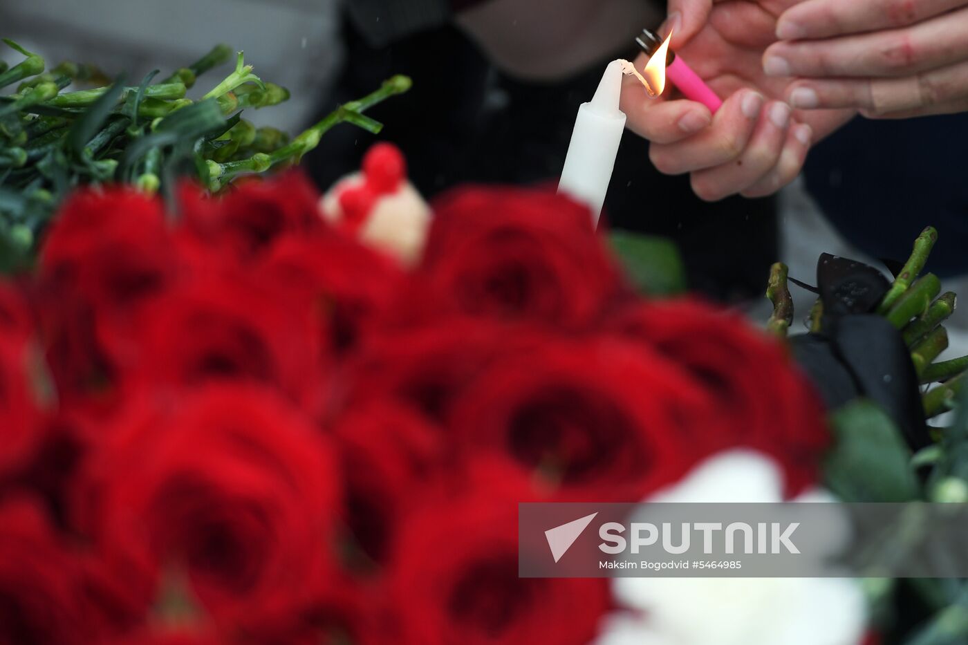 Events in memory of those killed in Zimnyaya Vishnya shopping mall fire