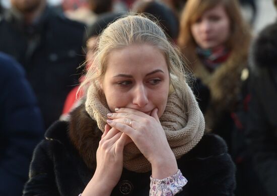 Events in memory of those killed in Zimnyaya Vishnya shopping mall fire