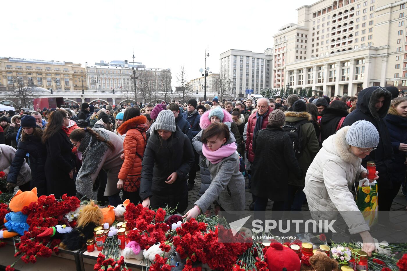 Events in memory of those killed in Zimnyaya Vishnya shopping mall fire