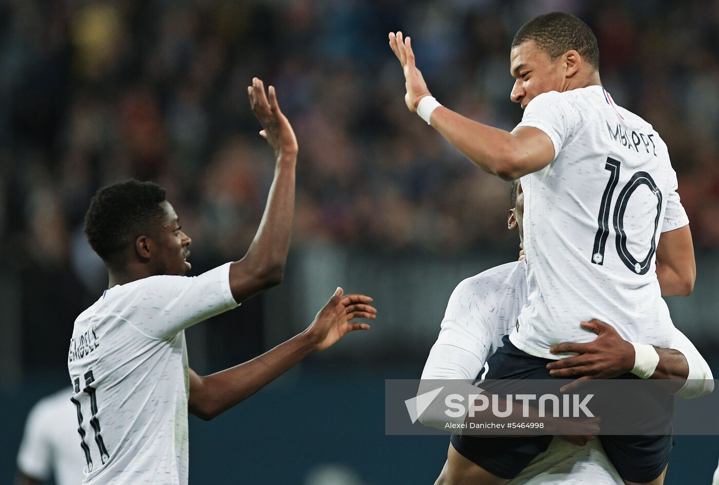 Football. Friendly match. Russia vs. France