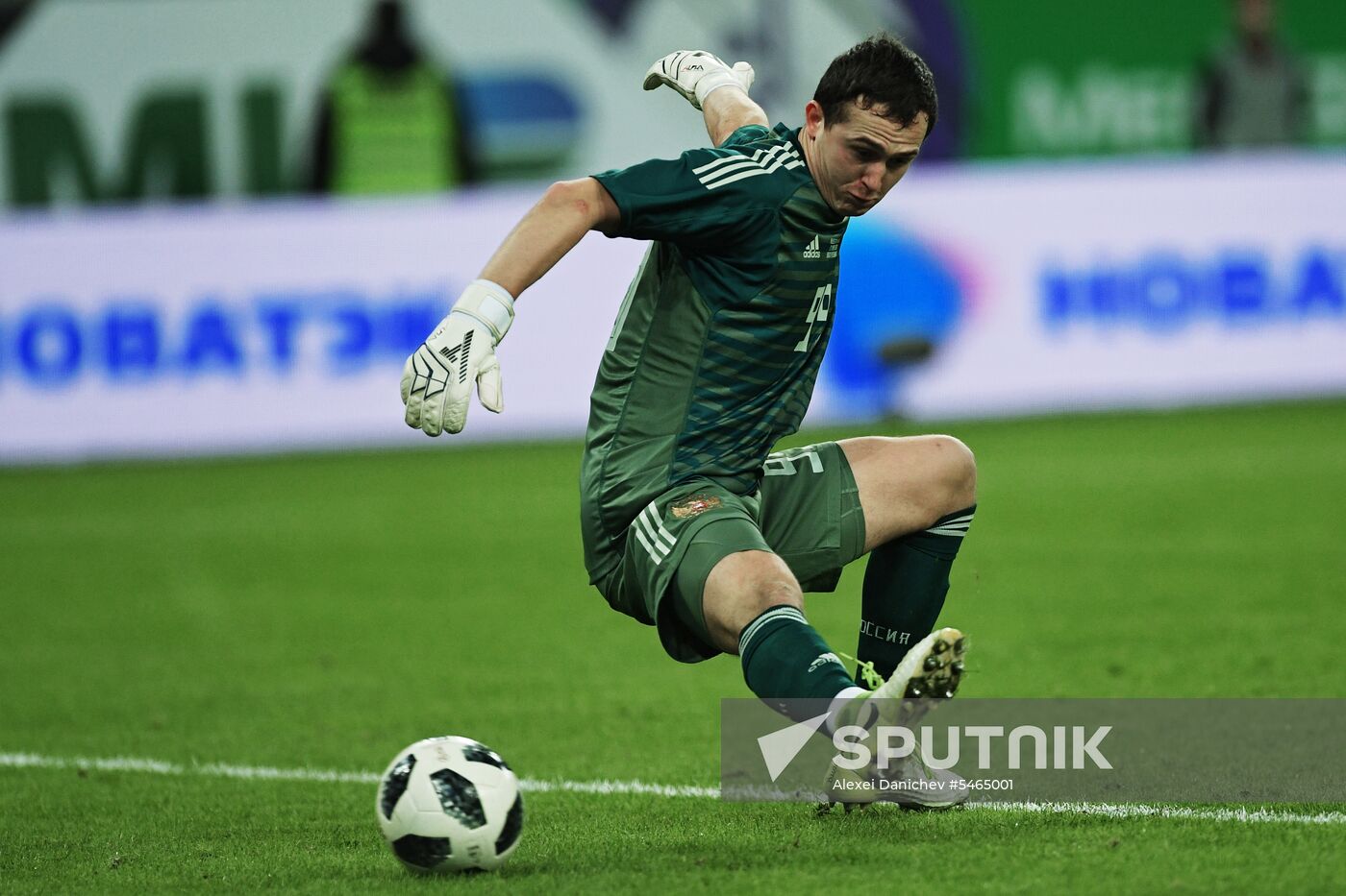 Football. Friendly match. Russia vs. France