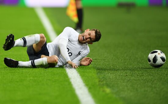 Football. Friendly match. Russia vs. France