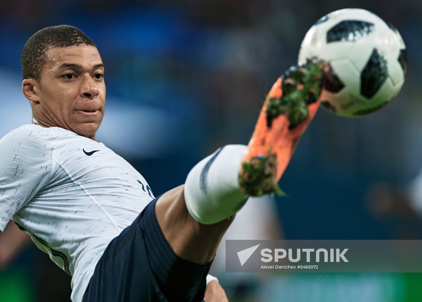 Football. Friendly match. Russia vs. France