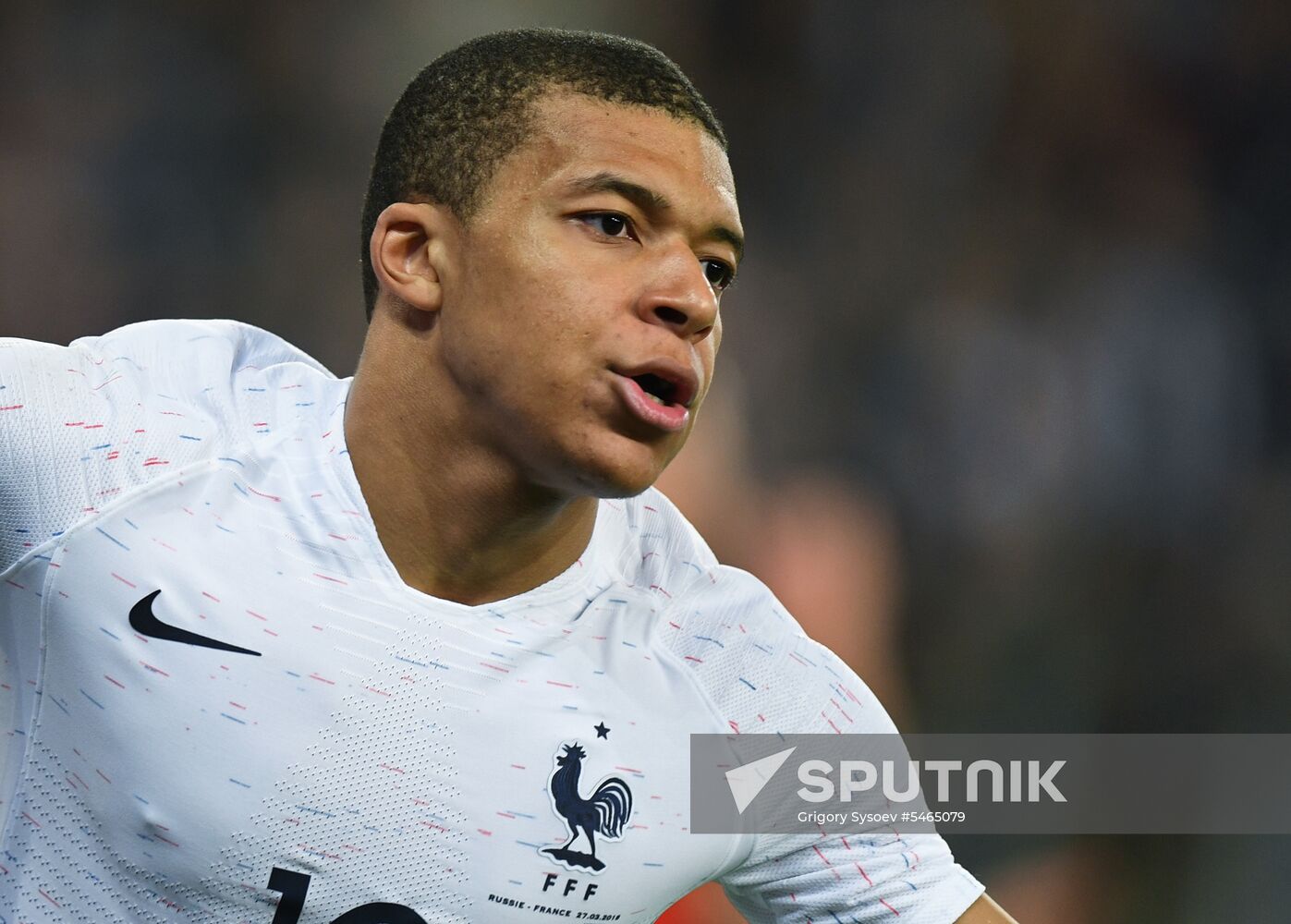 Football. Friendly match. Russia vs. France