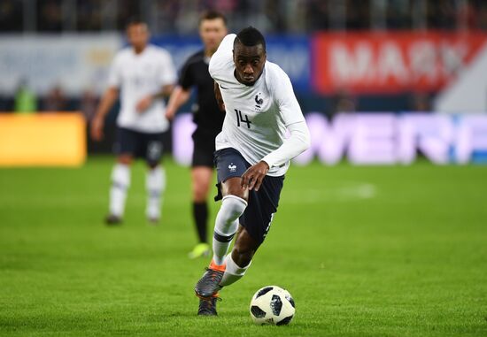 Football. Friendly match. Russia vs. France