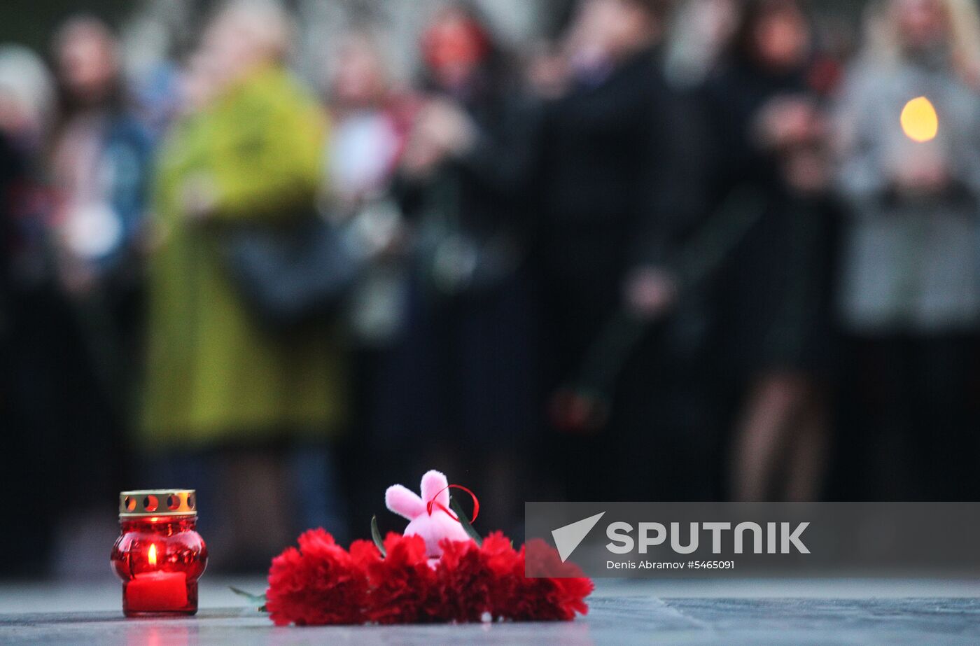 Events in memory of those killed in Zimnyaya Vishnya shopping mall fire