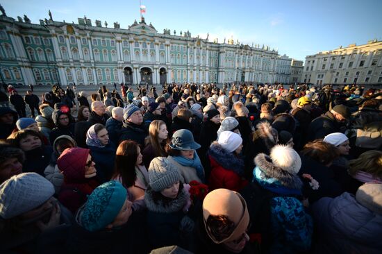 Events in memory of those killed in Zimnyaya Vishnya shopping mall fire