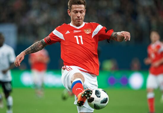 Football. Friendly match. Russia vs. France