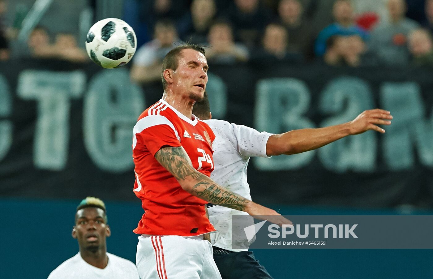 Football. Friendly match. Russia vs. France