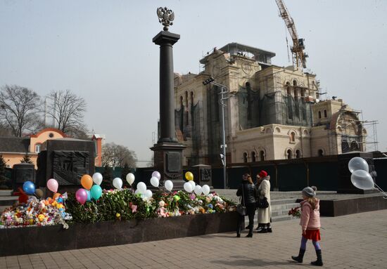 Events in memory of those killed in Zimnyaya Vishnya shopping mall fire