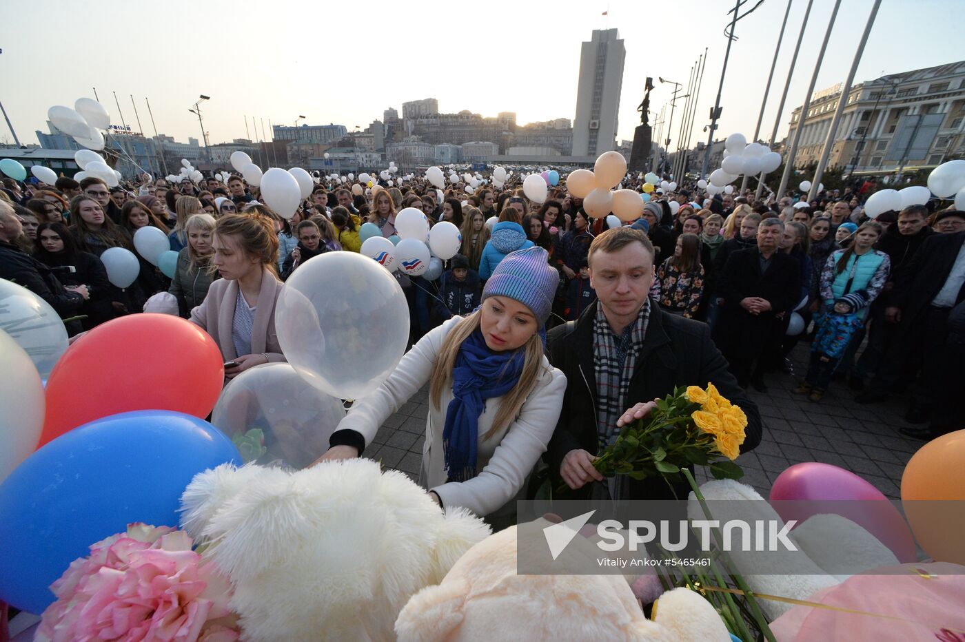 Events in memory of those killed in Zimnyaya Vishnya shopping mall fire