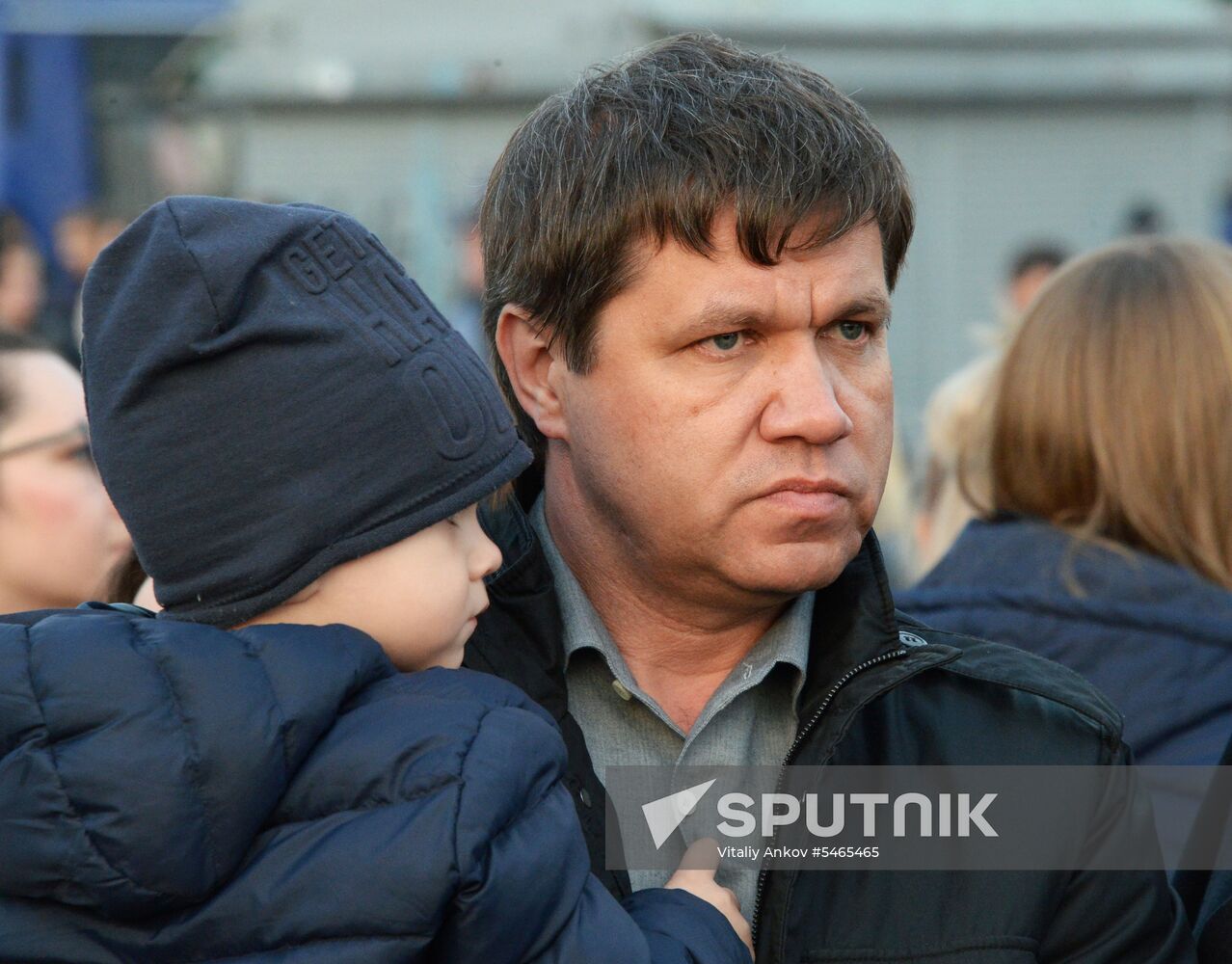 Events in memory of those killed in Zimnyaya Vishnya shopping mall fire