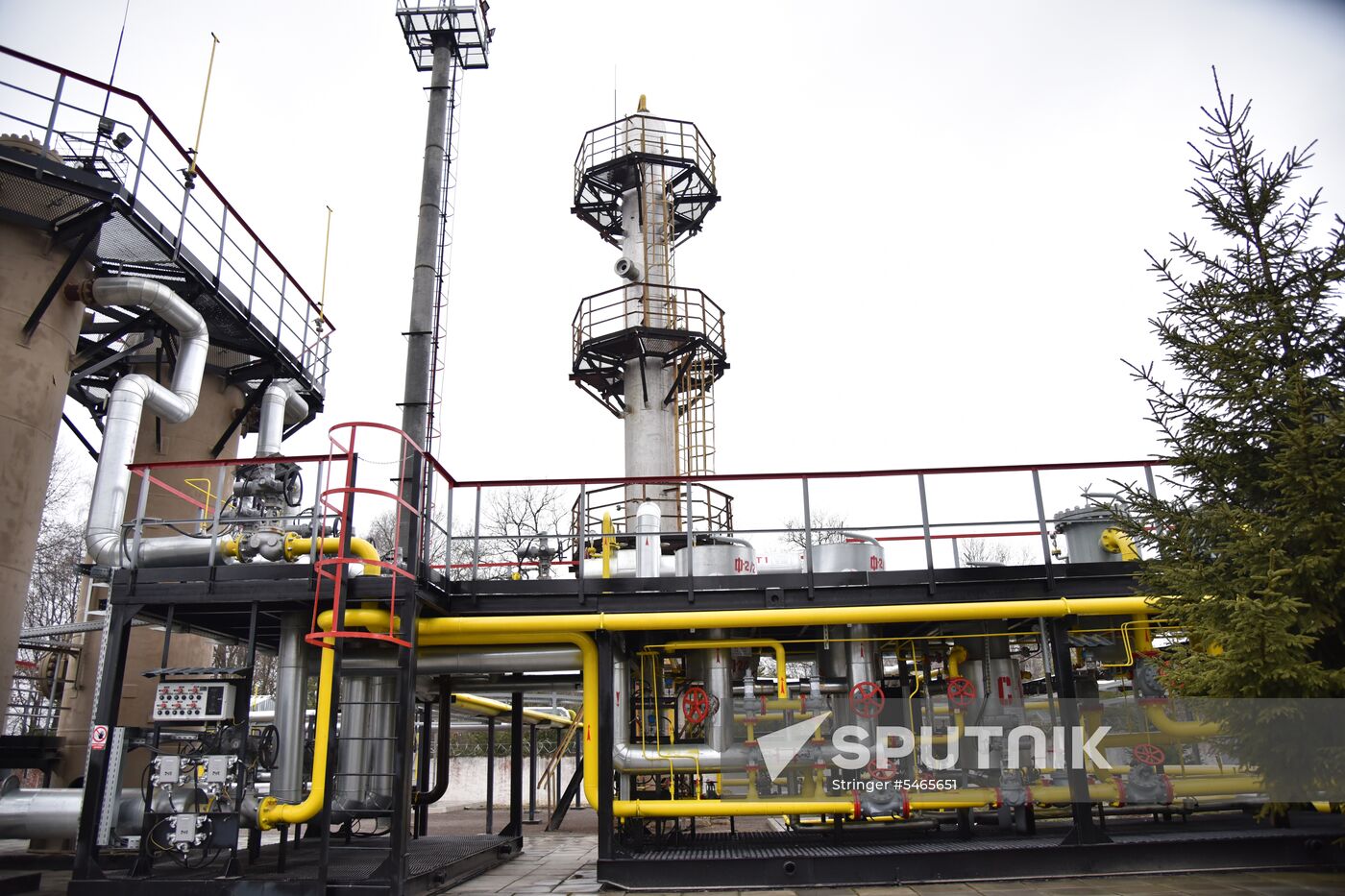 Ukrgazdobycha gas producing facility in Lviv Region