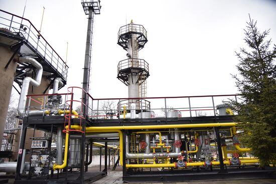 Ukrgazdobycha gas producing facility in Lviv Region